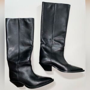 Zara knee high Cowboy Boots size 36 🤠